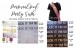SHOULDER SASH - Front print only - Personalised custom print satin ribbon 